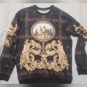 Versace X Moschino Black and Gold Men's Sweater